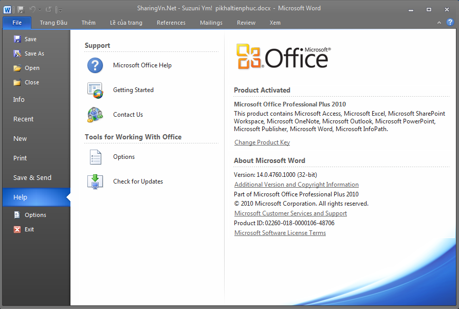 Activate microsoft office professional plus