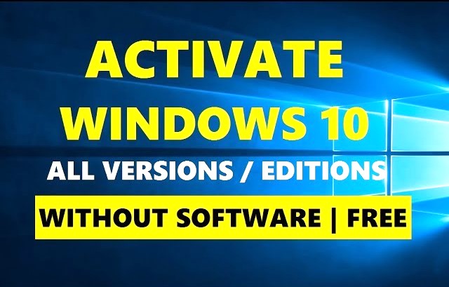 How To Activate Windows 10 With Using Cmd Working ⚡