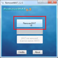Activate Windows 7 with RemoveWAT 2.2