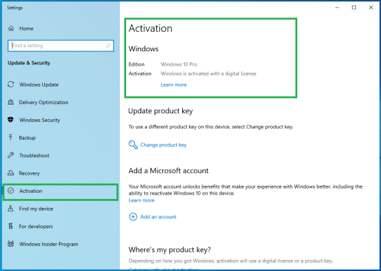 Windows 10 Activated using KMSPico