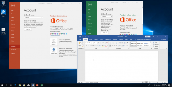 Activated Microsoft Office 2019