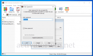 Unzip the archive with Activator (Password for archive – windows)