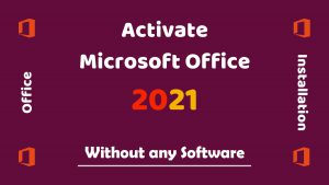 office 2019 activation without any software